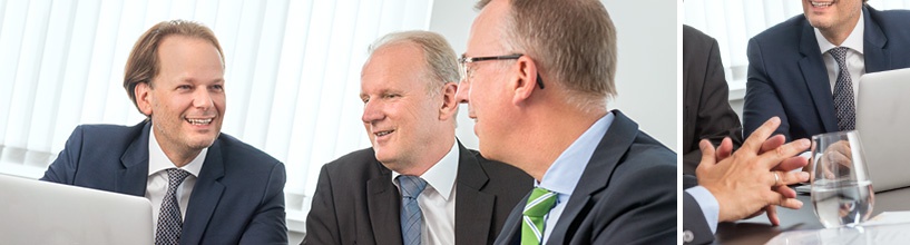 Rudolf Stettmer advising a CEO with the help of a cooperation partner